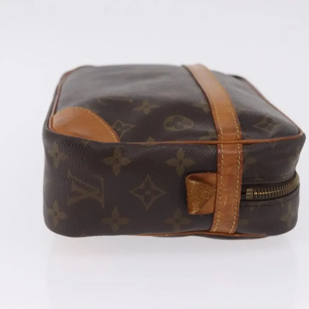 Louis Vuitton Monogram Compiegne 28 Clutch Bag Brown